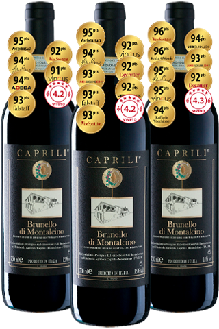 Vertical Caprili Brunello di Montalcino (2017 | 2018 | 2019)